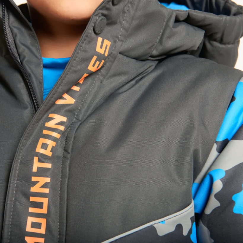 Skipak met camouflageprint jongens