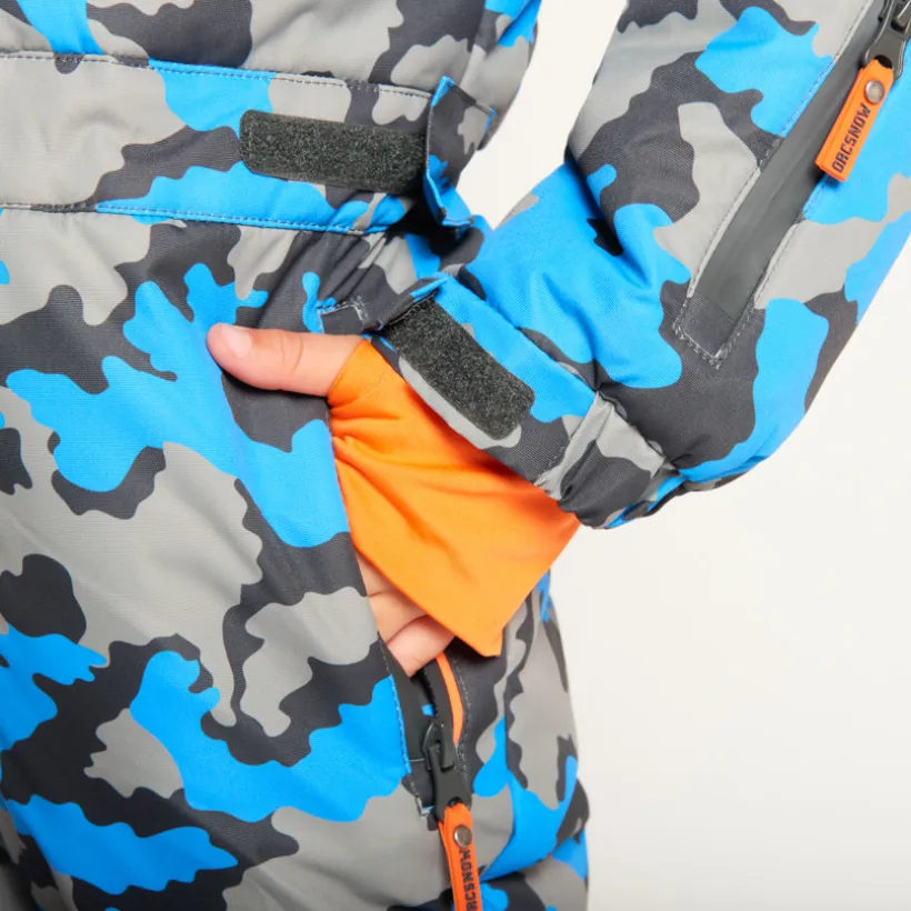 Skipak met camouflageprint jongens