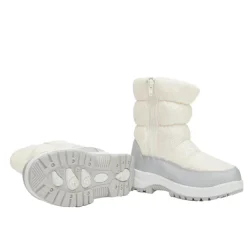 Ski-schoenen met glitters en rits meisjes