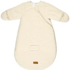Slaapzak afneembare mouwen met wantjes - Teddy - Ecru - 60cm