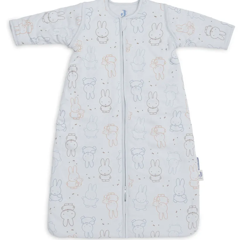 Slaapzak afritsbare mouwen 110cm Miffy Moments Cloudy blue