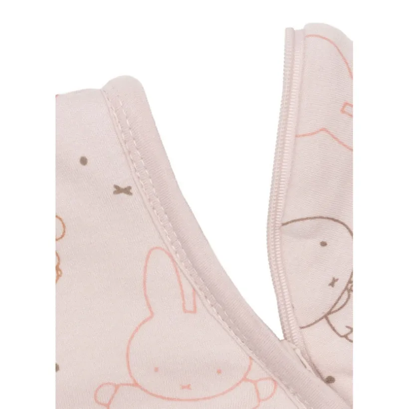 Slaapzak afritsbare mouwen 110cm Miffy Moments Silk Rose
