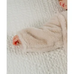 Slaapzak 50cm afneembare mouwen Imitatie bont Beige MM25
