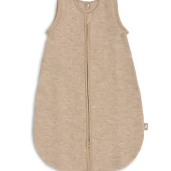 Slaapzak 90cm Merino Wol afritsbare mouwen Natural