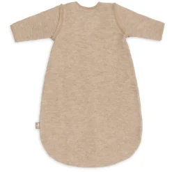 Slaapzak 70cm Merinowol viltachtig afritsbare mouwen Natural