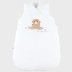 Slaapzak fluweel zonder mouwen 70cm Fluffy Ecru