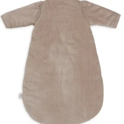 Slaapzak met afritsbare mouwen - Rib Milky Coffee - 110 cm