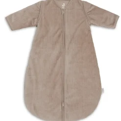 Slaapzak met afritsbare mouwen - Rib Milky Coffee - 110 cm