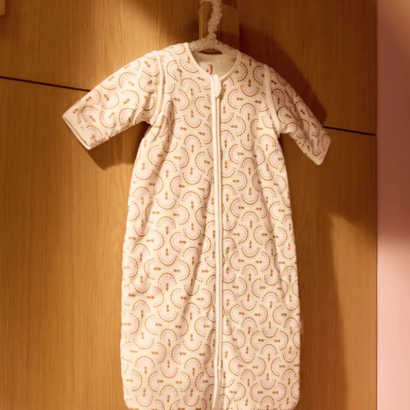 Slaapzak met afritsbare mouwen - Soft Plumes - 110 cm