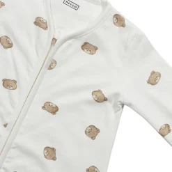 Slaapzak met vaste mouwen jersey Bear - Multicolor - 110 cm