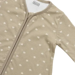 Slaapzak met vaste mouwen jersey Sweetheart - Sand/Soft Sand - 110 cm
