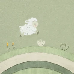 Slaapzak mouwloos TOG 2 in fluweel La Vie à la Ferme groen