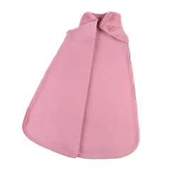 slaapzak mouwloos van namaakbont roze 100 cm TOG 2,0-3,5