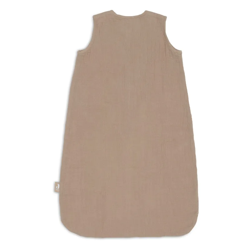 Slaapzak zonder mouwen 70cm Hydrofiel katoen Biscuit