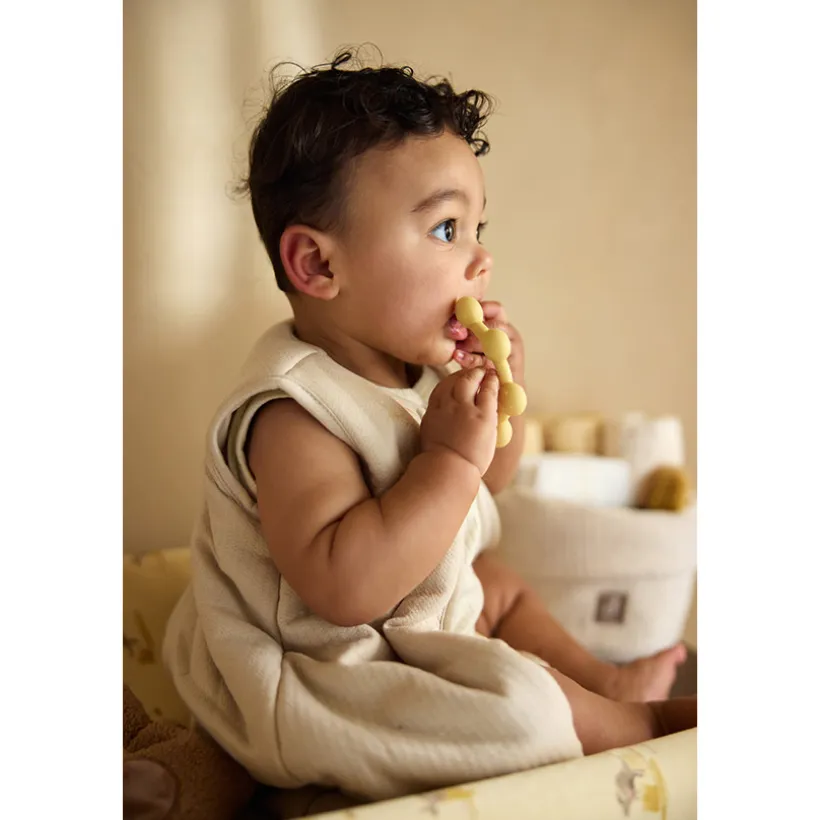 Slaapzak zonder mouwen 60cm NewBorn Jersey Paddes Twine Oatmeal