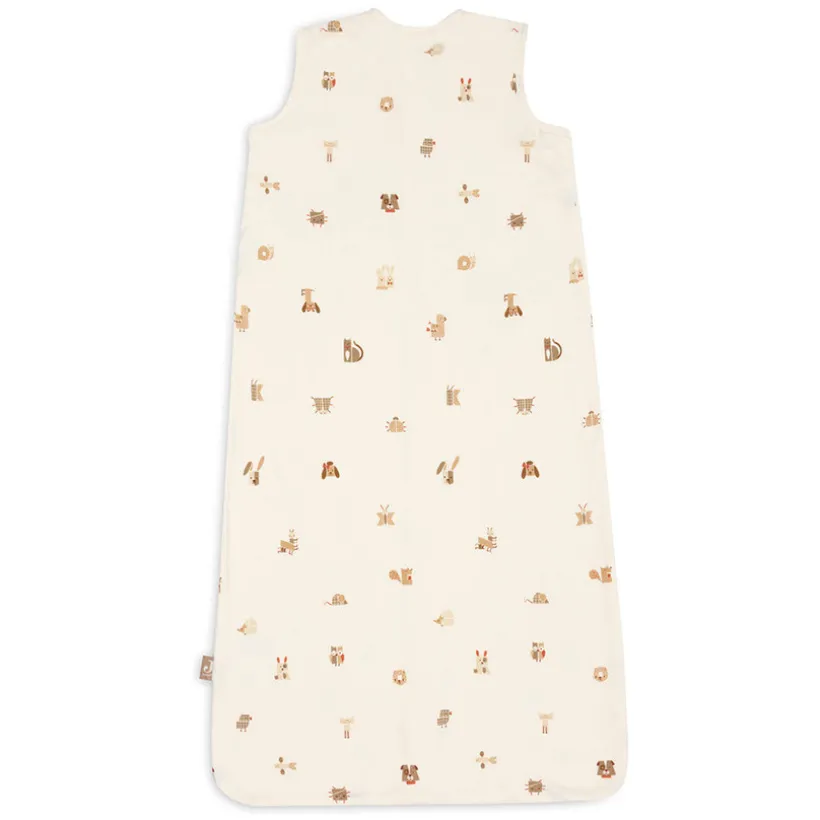 Slaapzak zonder mouwen Jersey 90CM Animal Friends
