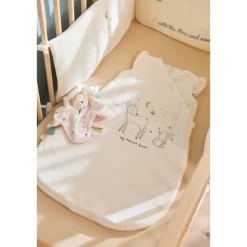 Slaapzak zonder mouwen TOG 3 in fluweel 18-36M Little Deer écru