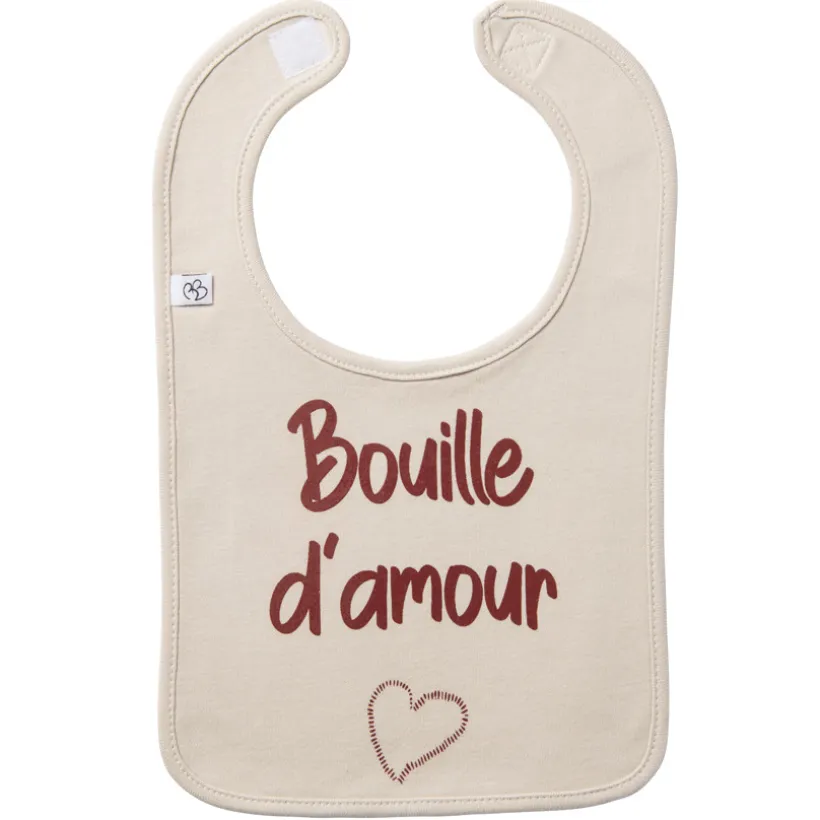 Slabbetje Bouille d'amour – zandkleur