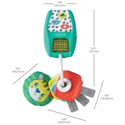 Sleutelbos elektronisch bijtspeeltje – Light & Music Busy Key Set