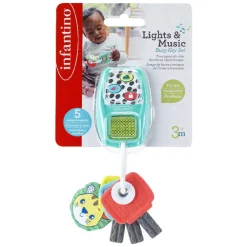 Sleutelbos elektronisch bijtspeeltje – Light & Music Busy Key Set