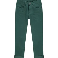 Slimfit broek in twill jongens