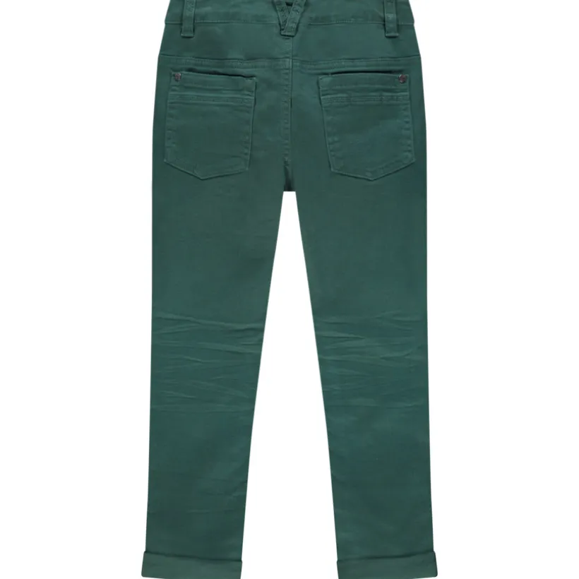 Slimfit broek in twill jongens