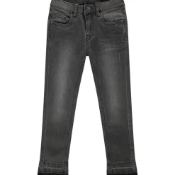 Slim fit jeans met een verwaslook jongens