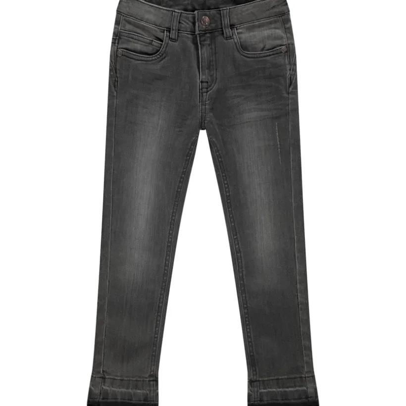 Slim fit jeans met een verwaslook jongens