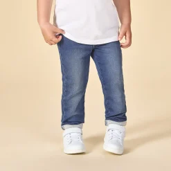 Slim fit jeans met katvormige zakken voor babymeisje