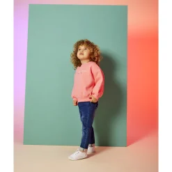Slim fit jeans met katvormige zakken voor babymeisje