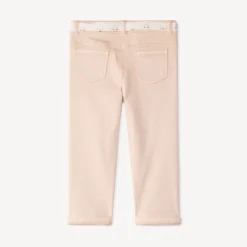 Slim fit jeans voor babymeisjes met stoffen riem