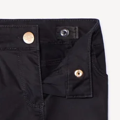 Slim fit joggingbroek in effen twill meisjes