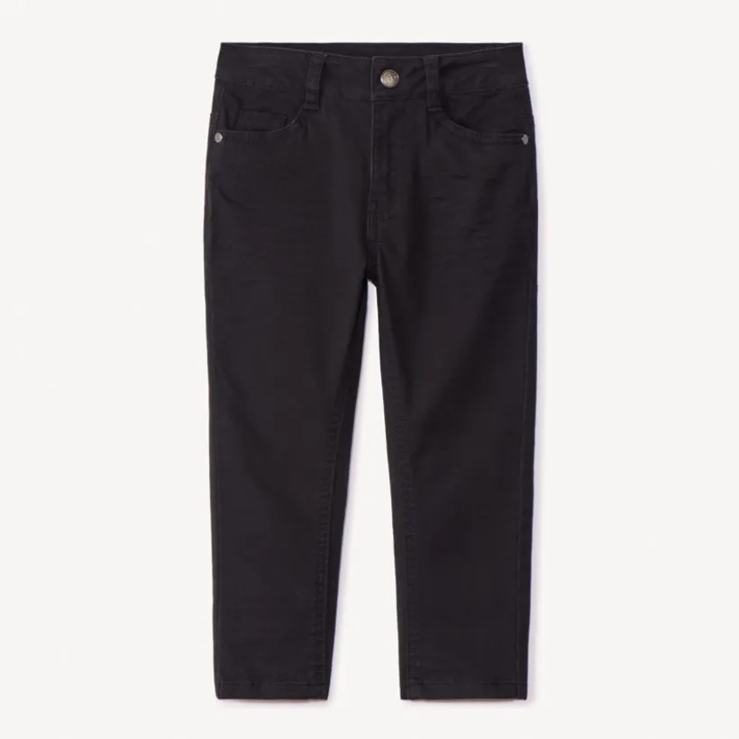 Slim fit jogging twill met crinkle-effect jongens