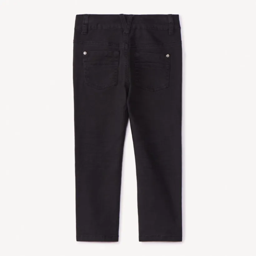 Slim fit jogging twill met crinkle-effect jongens