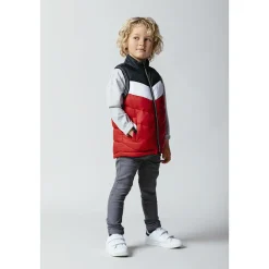 Slim fit jogging twill met crinkle-effect jongens
