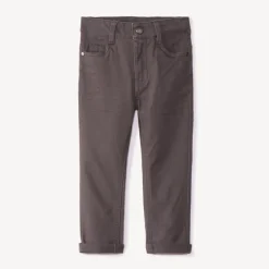 Slim fit jogging twill met crinkle-effect jongens