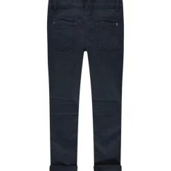 Slim fit jogging twill met crinkle-effect jongens
