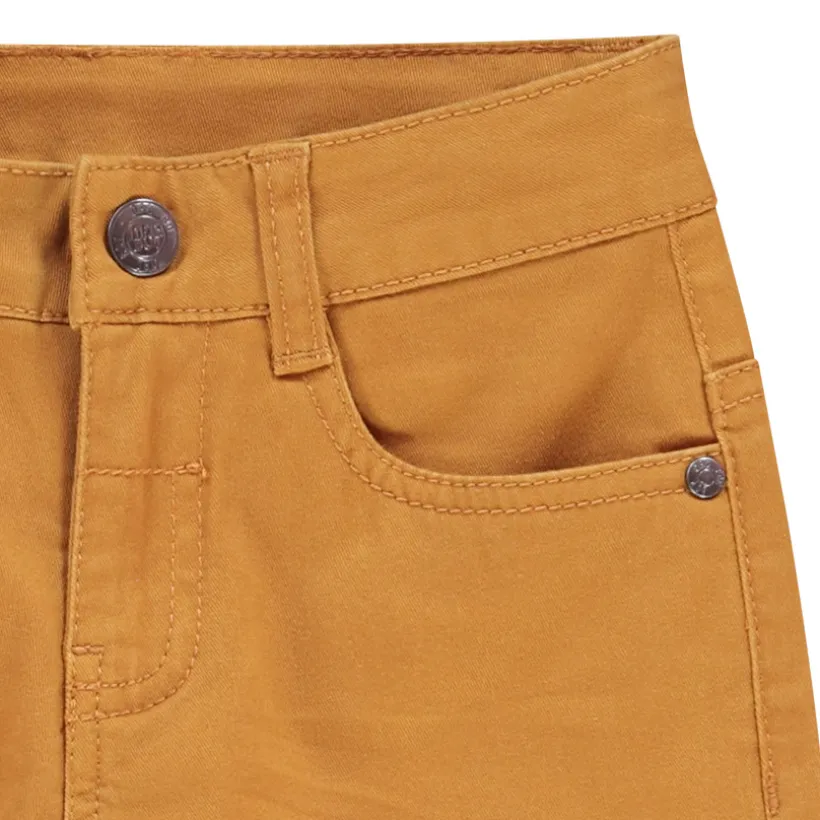 Slim fit jogging twill met crinkle-effect jongens