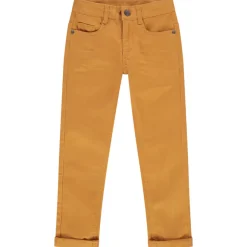 Slim fit jogging twill met crinkle-effect jongens