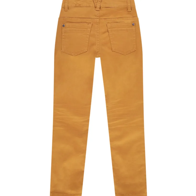 Slim fit jogging twill met crinkle-effect jongens