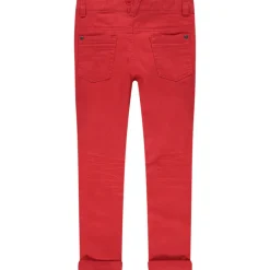 Slim fit jogging twill met crinkle-effect jongens
