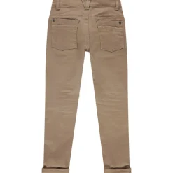 Slim fit jogging twill met crinkle-effect jongens