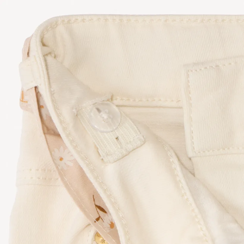 Slim jeans met een gevlochten riem meisjes
