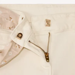 Slim jeans met een gevlochten riem meisjes