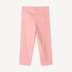 Slimme babymeisjesbroek van uni twill