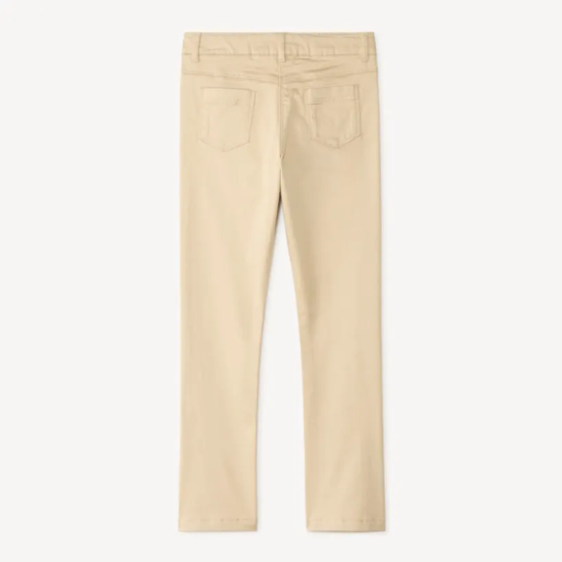 Slimme effen broek meisjes
