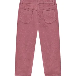 Slimme fluwelen broek met sterrenprint voor babymeisjes