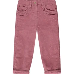 Slimme fluwelen broek met sterrenprint voor babymeisjes