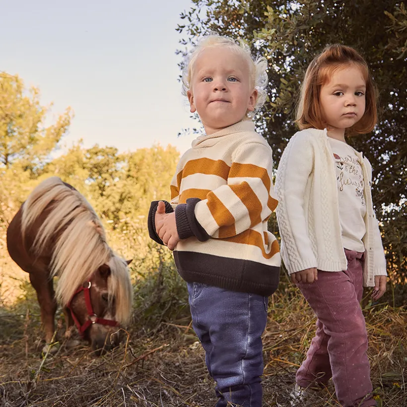 Slimme fluwelen broek met sterrenprint voor babymeisjes
