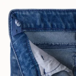 Slimme jeans met halsdoekriem in print meisjes